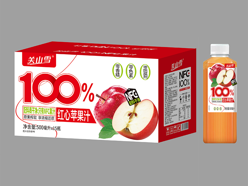 红心苹果汁500mlx15瓶
